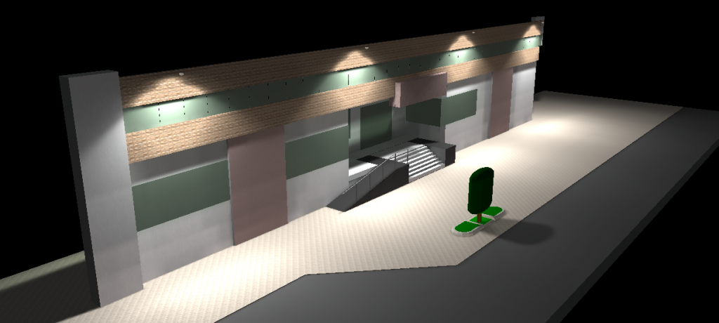 Simulación de Fachada con Software DiaLux